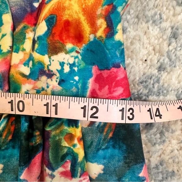 Anthropologie Maeve Tea Garden‎ Floral Sheath Dress Pockets Feminine Sz 0 beauty - Picture 15 of 16